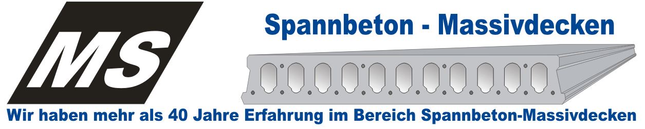 MS-Betonwerk Spannbeton-Massivdecken