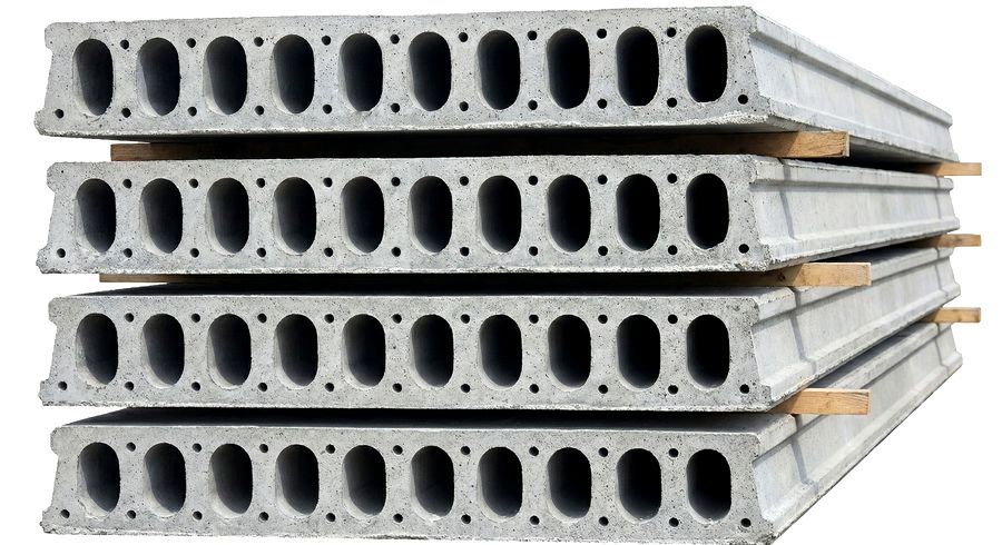 Hohlplatten korrekt gelagert – Lagerempfehlung MS-Betonwerk