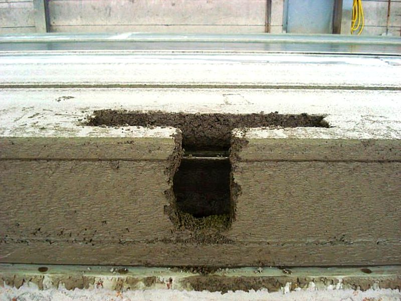 Hammerkopf Vergusstasche Ringanker